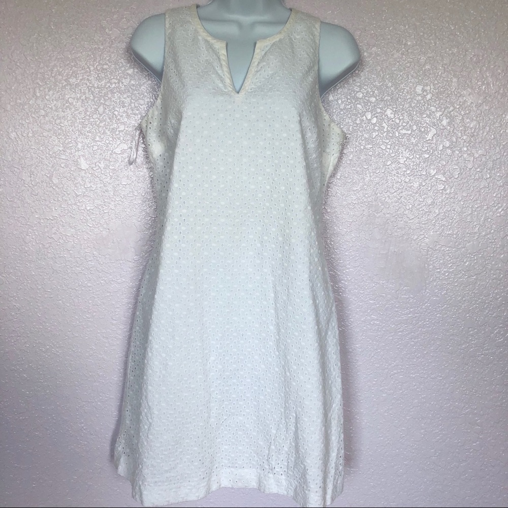 Crown & Ivy white eyelet dress size 10